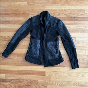 Lululemon Fleece Size 8 Black Jacket